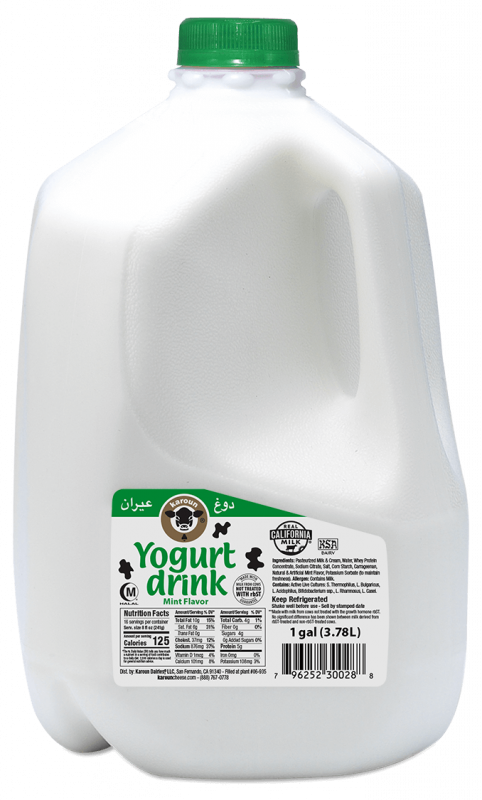 Karoun Yogurt Drink Mint Flavor 1gal