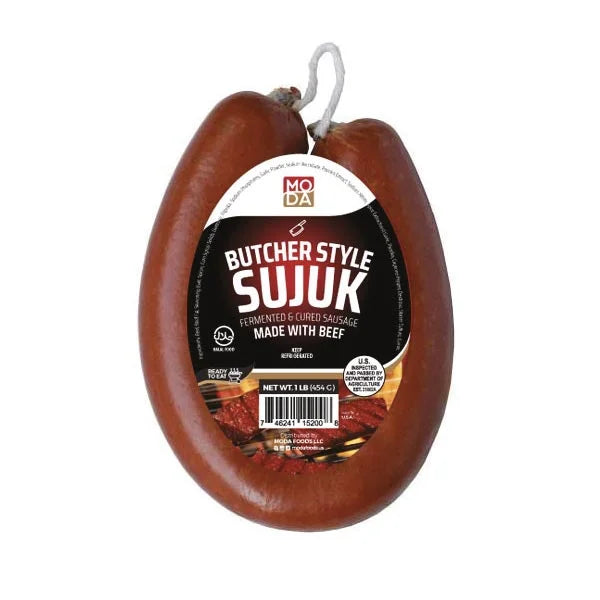 Moda Butcher Style Mild Beef Sujuk 1lb
