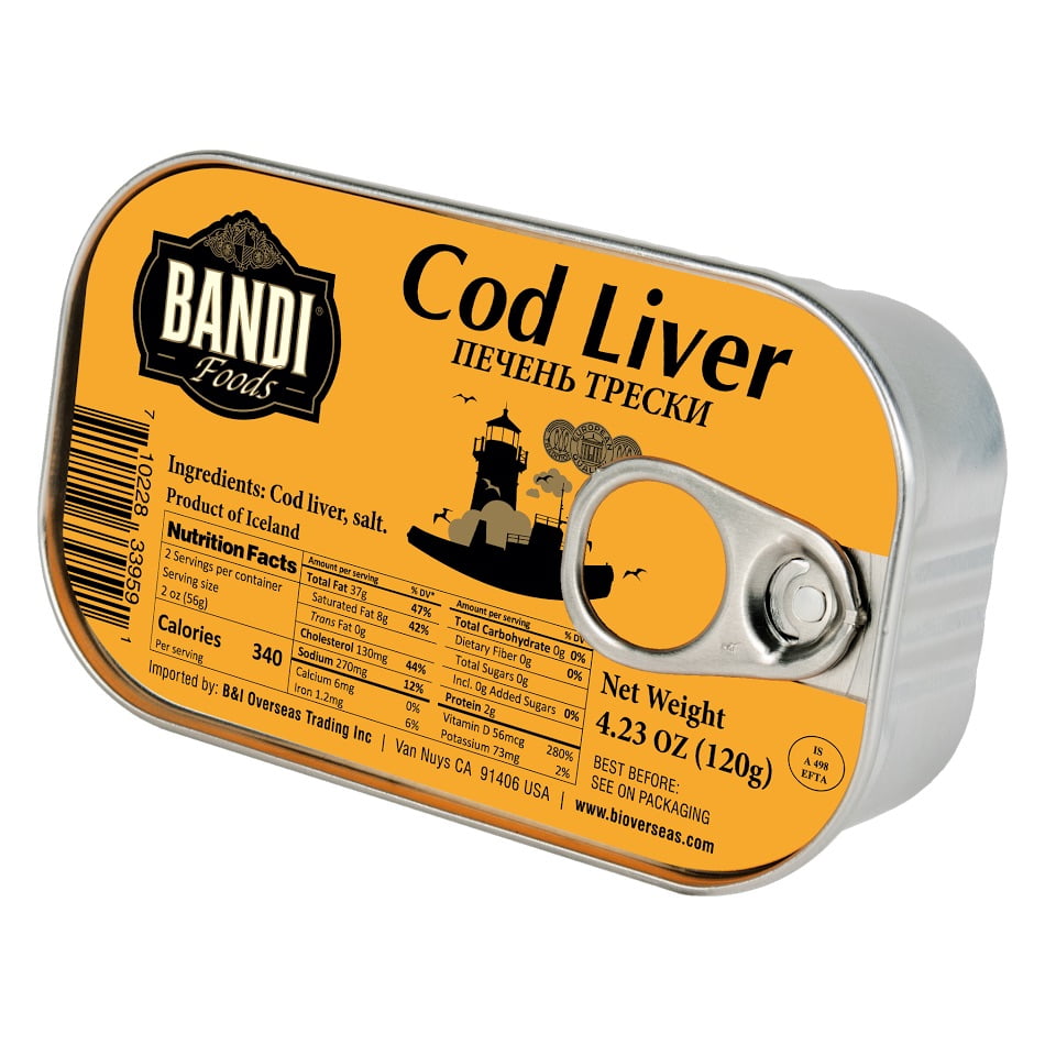 Bandi Cod Liver 121gr