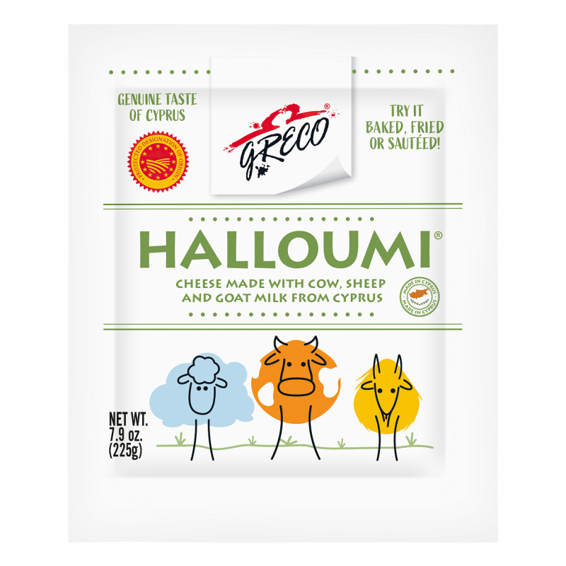 Greco Halloumi Cheese Chunk 7.9oz