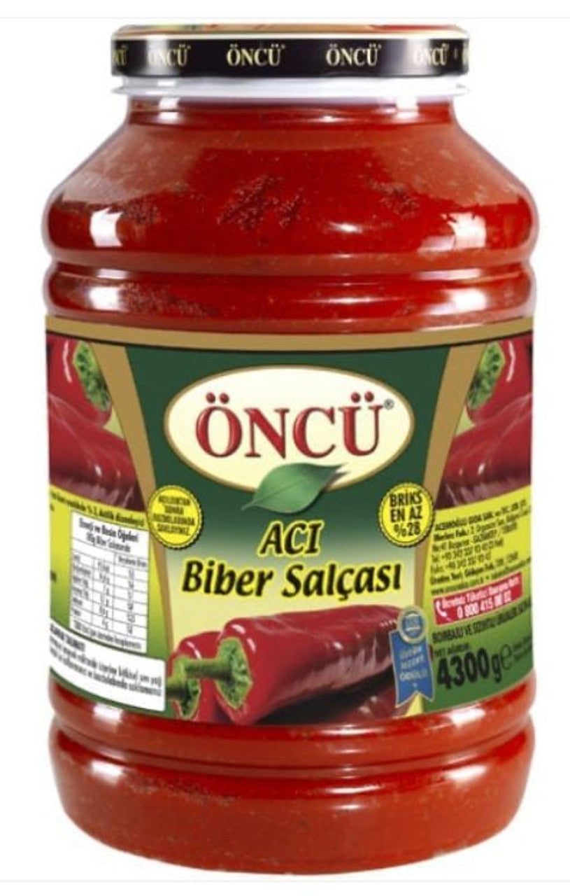 Oncu Hot Pepper Paste 4300gr