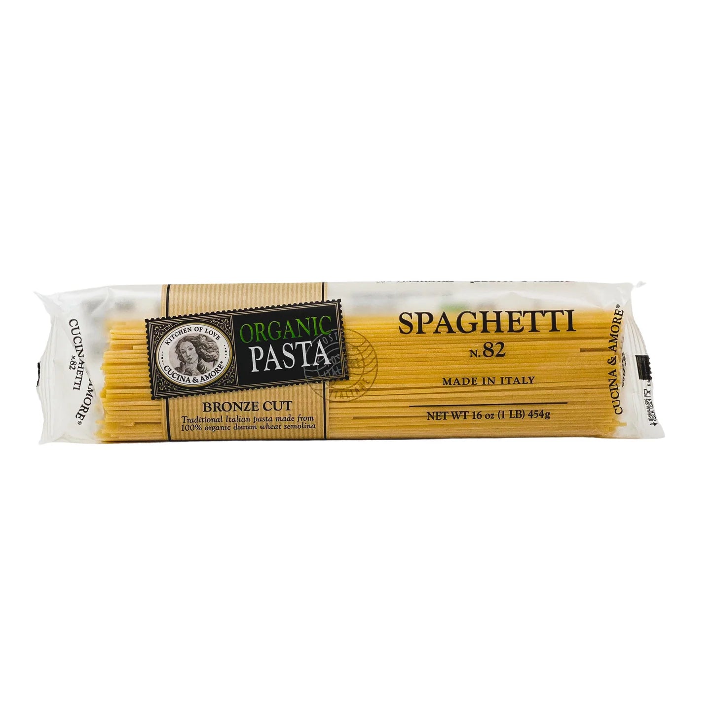Cucina & Amore Organic Spaghetti Pasta 16oz