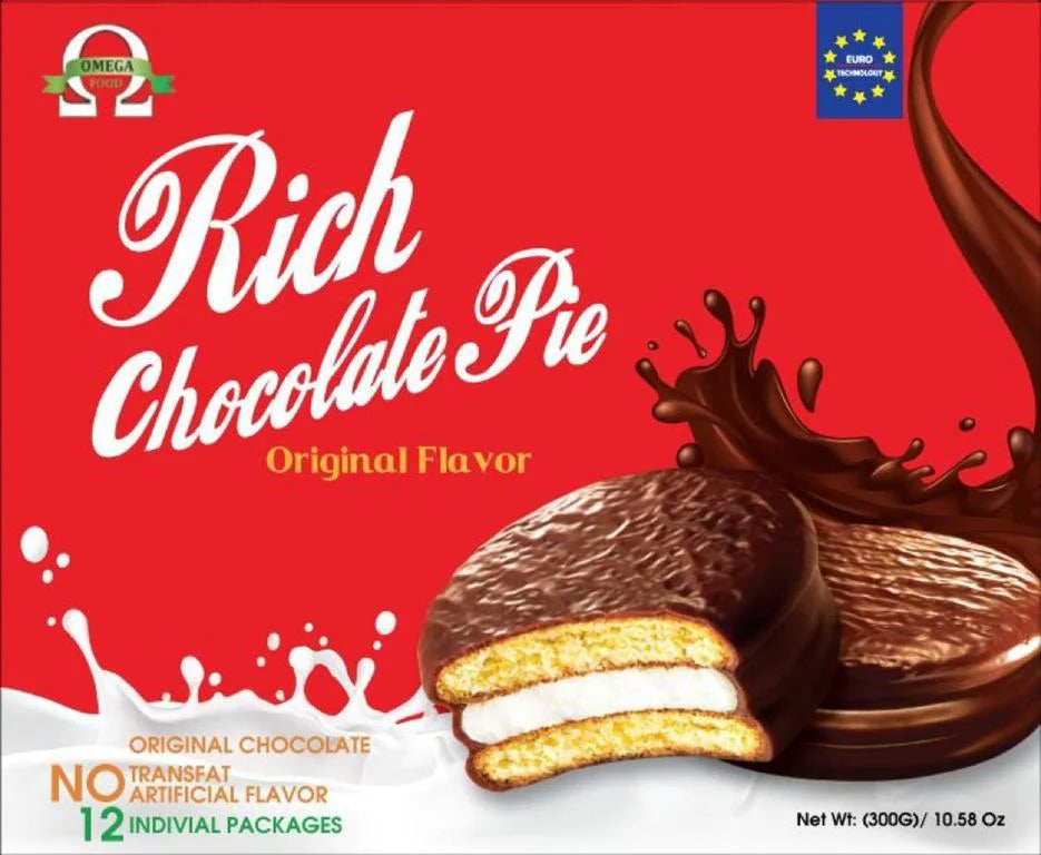 Rich Chocolate Pie (12 Pieces) (Halal) 300gr