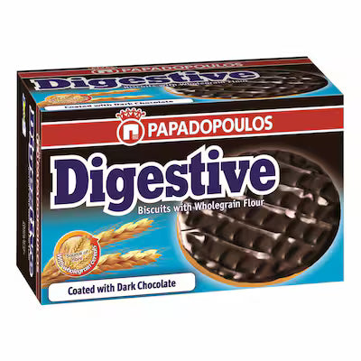 Papadopoulos Whole Grain Dark Choco 200gr