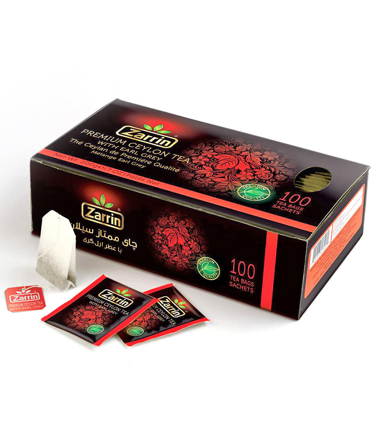 Zarrin Alu Earl Gray Leaf Tea In Teabags 100gr