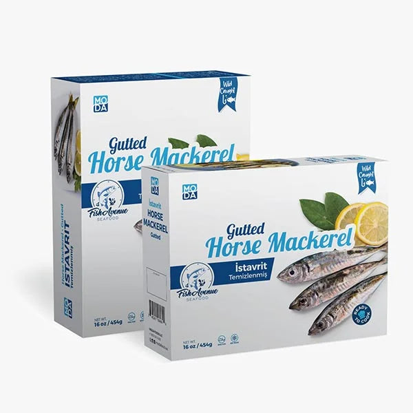 Moda Frozen Cleaned Horse Mackerel 1lb