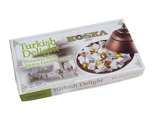 Koska Turkish Delight With Double Pistachio 500gr