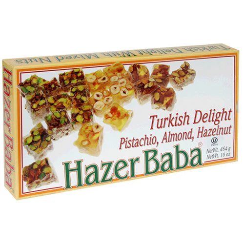 Hazerbaba Mixed Nuts (Pistachio, Almond, Hazelnut) Turkish Delights 100gr