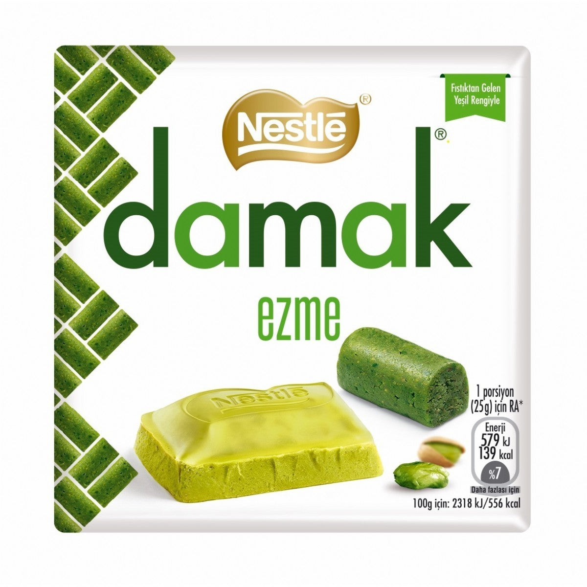Nestle Damak Ezme Chocolate With Pistachio 55gr