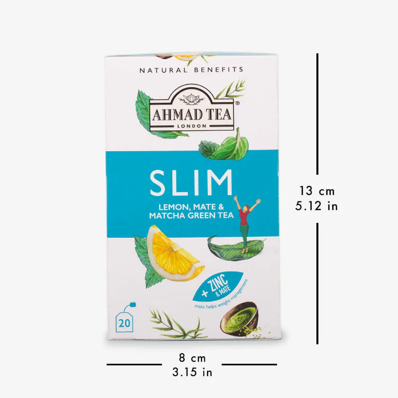 Ahmad Tea 20 Foil T-Bag Slim Natural Benefit Tea 30gr