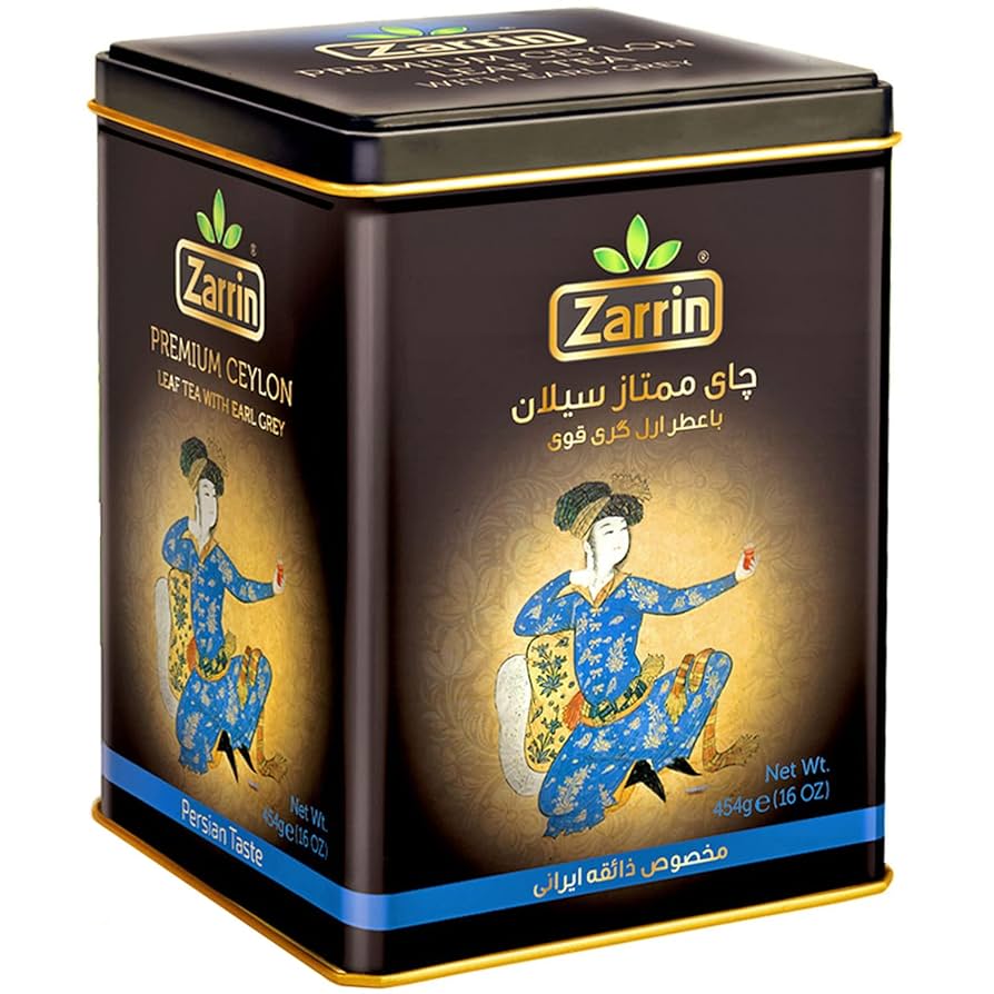 Zarrin Premium Earl Gray Tea In Tin 400gr
