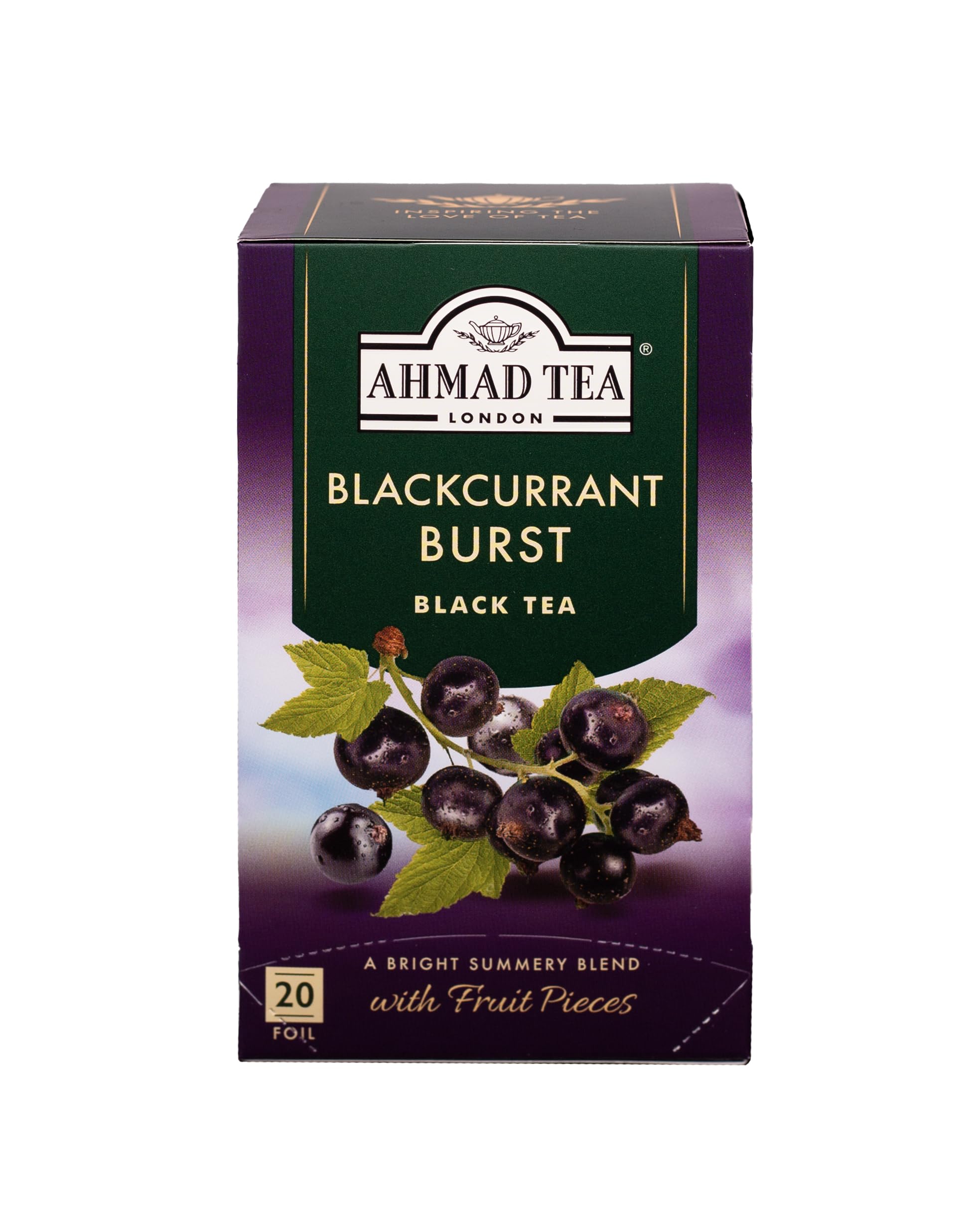 Ahmad Tea Black Currant Burst Black Tea 1.4oz