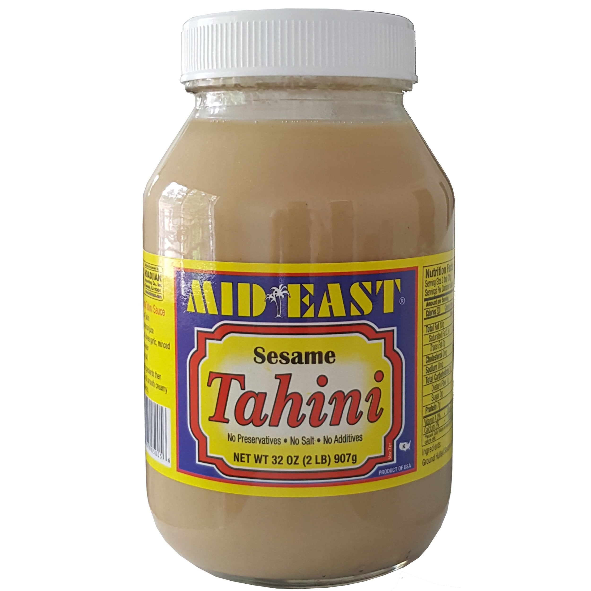 Mid East Tahini Jars 32oz