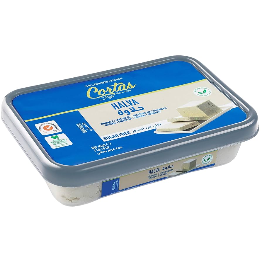 Cortas Halva Plain Sugar Free 1lb