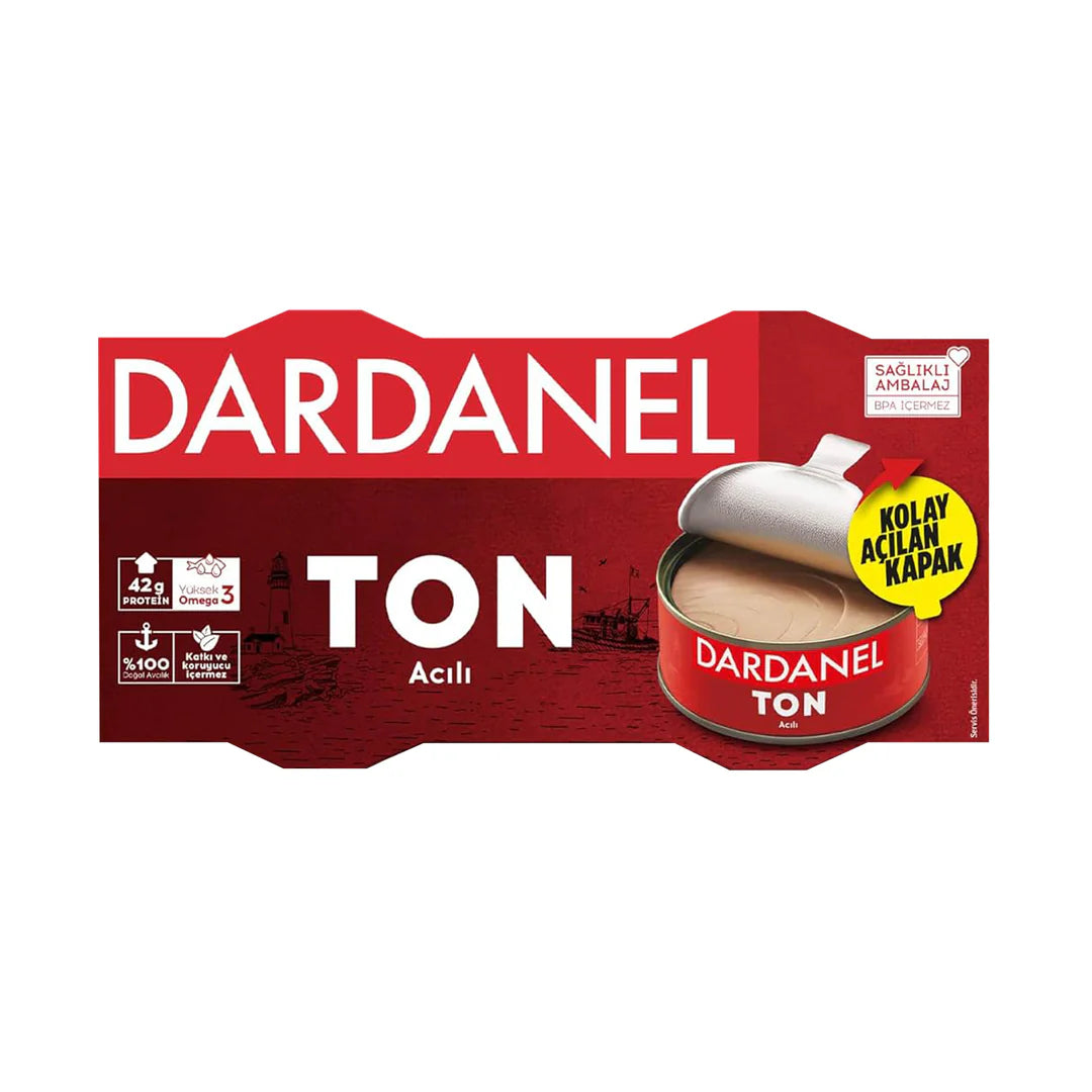 Dardanel Tuna In Sunflower Oil Spicy In Can 2*140gr