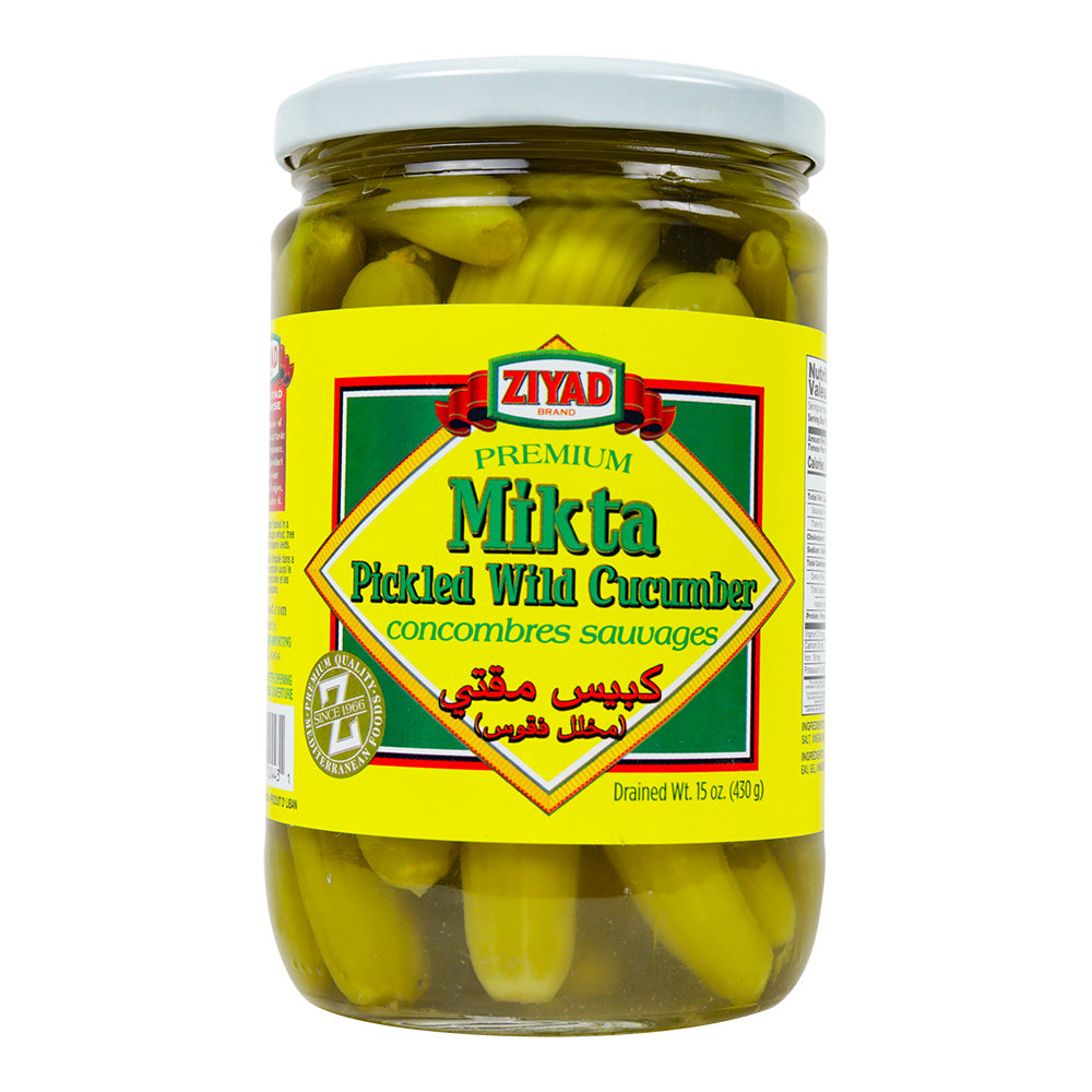 Ziyad Pickled Wild Cucumbers Mikti 15oz