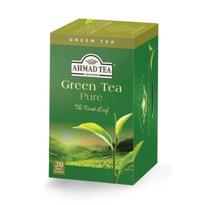Ahmad Tea 20 Foil T-Bag Green Tea Pure 41.5gr