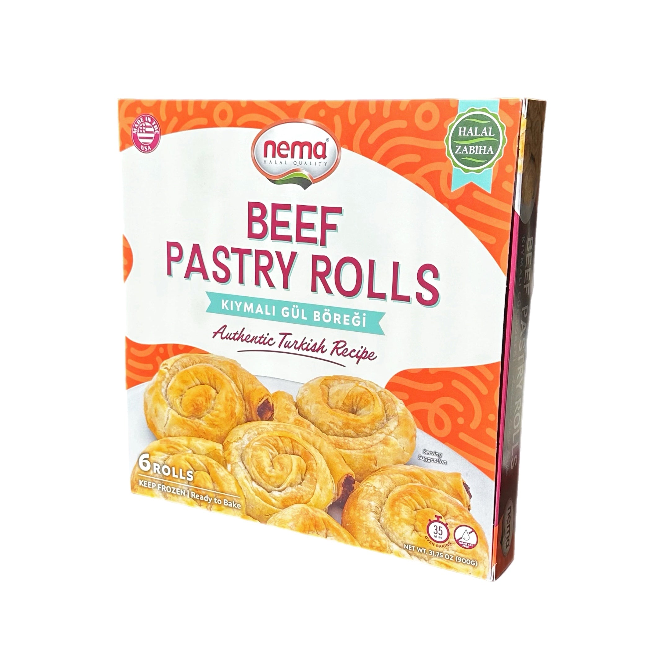 Nema Beef Pastry Rolls 900gr