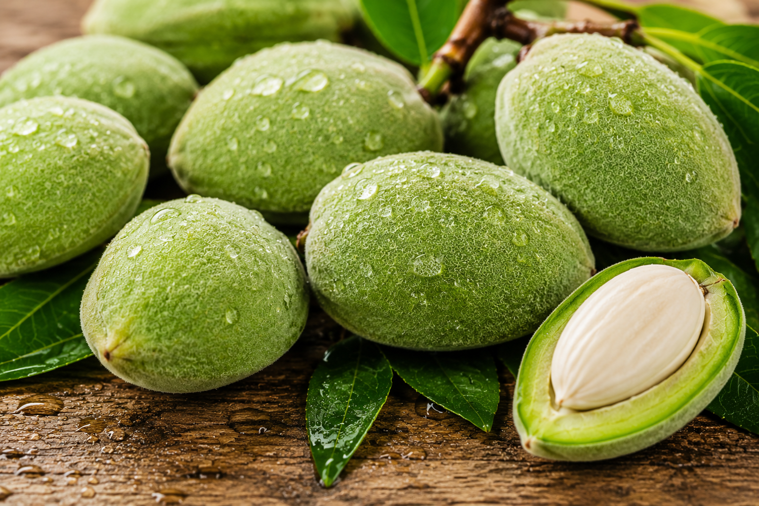 Fresh Almonds Lb