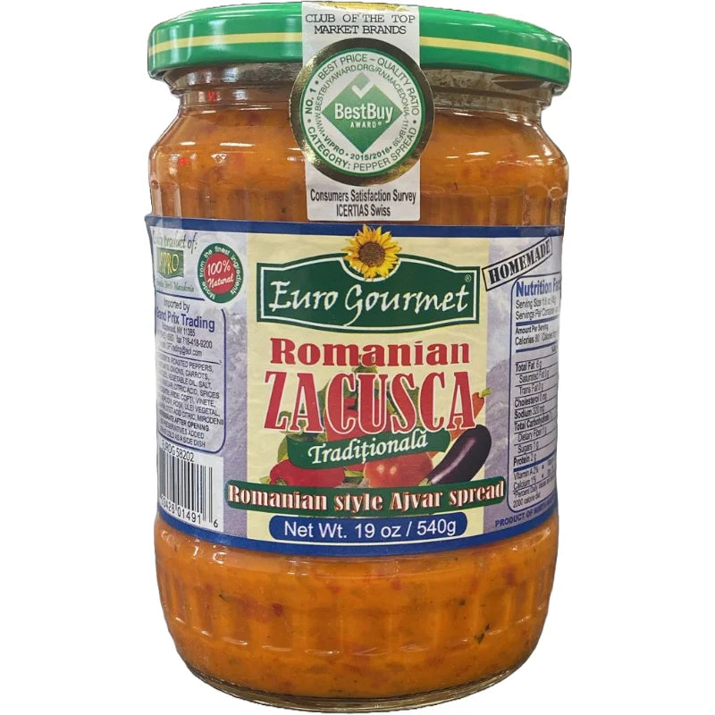 Euro Gourmet Romanian Traditional Zacusca 540gr
