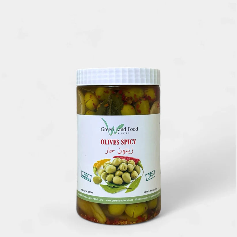 Greenland Olive Whole With Red Chili 18oz