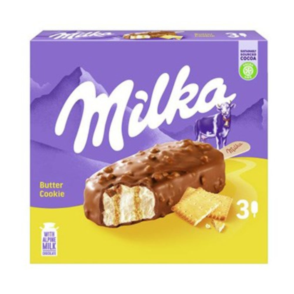 Milka Ice Cream With Butter Cookies 3*90ml