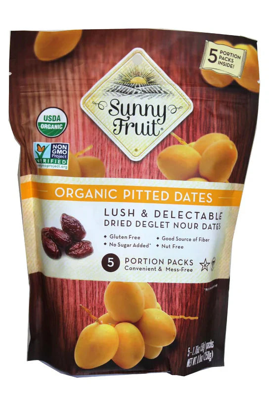 Sunny Fruit Organic Pitted Dates 250gr