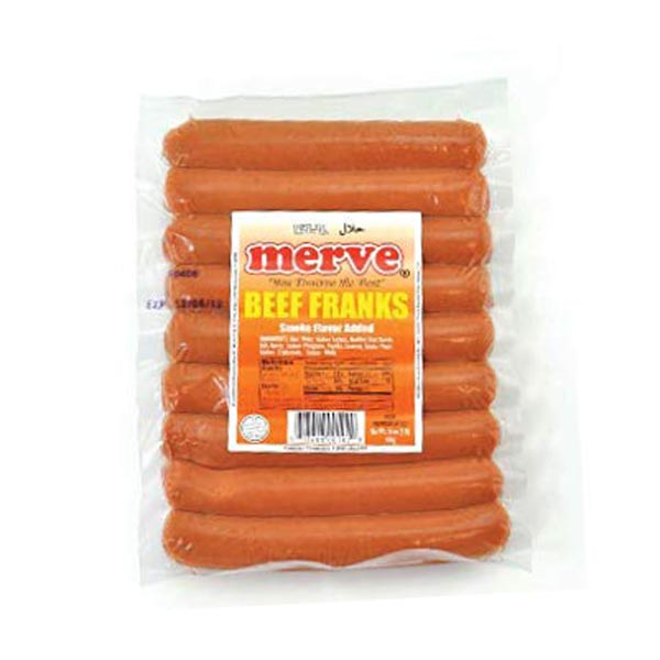 Merve Halal Beef Franks 454 gr