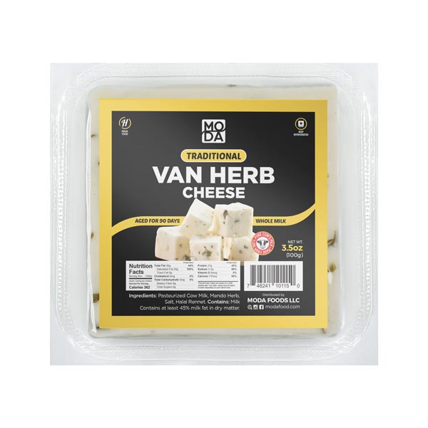 Moda Van Herb Cheese 3.5 Oz