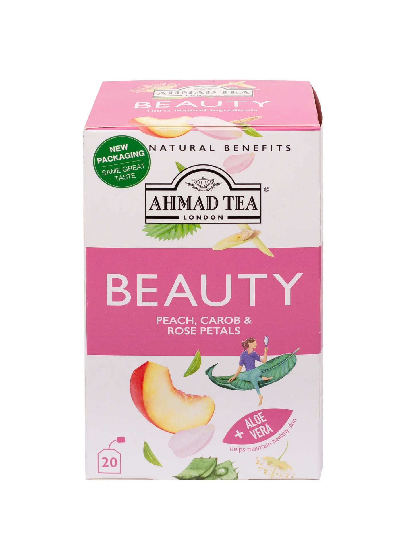 Ahmad Tea 20 Foil T-Bag Beauty Natural Benefit Tea 30gr