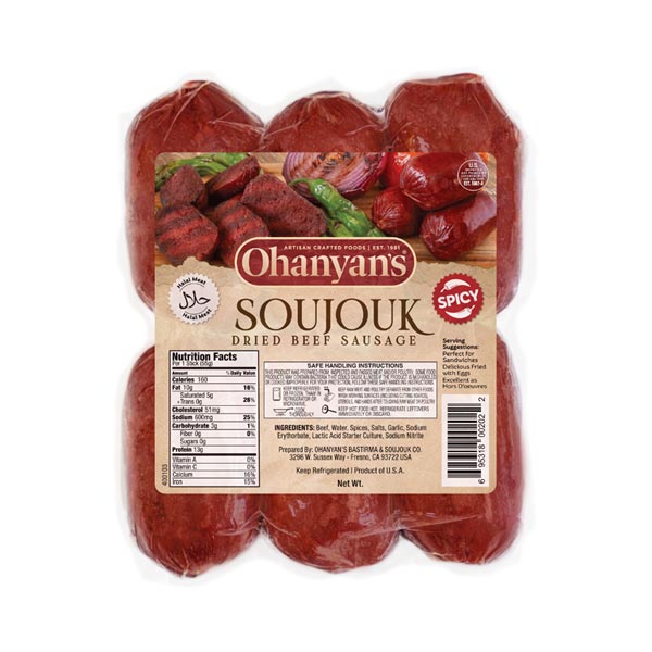 Ohanyan's Soujouk Hot 1 lb