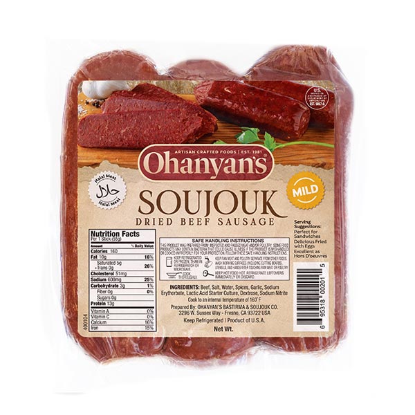 Ohanyan's Soujouk Mild 1 lb