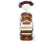 Toufayan Bagel Whole Wheat 20oz