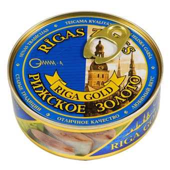 Riga Gold Atlantic Herring In Oil Easy Opener 240gr