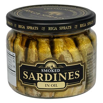 Riga Gold Smoked Sardines In Olive Oil 250gr