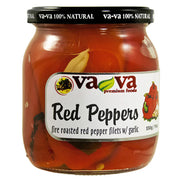 Vava Fire Roasted Red Peppers With Garlic 550gr