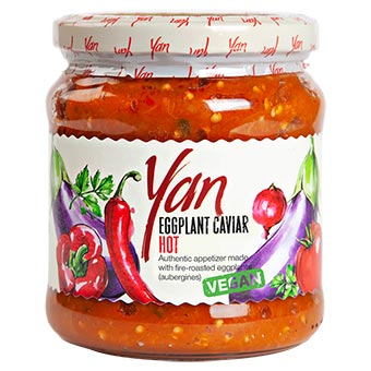 Yan Hot Eggplant Caviar 16oz