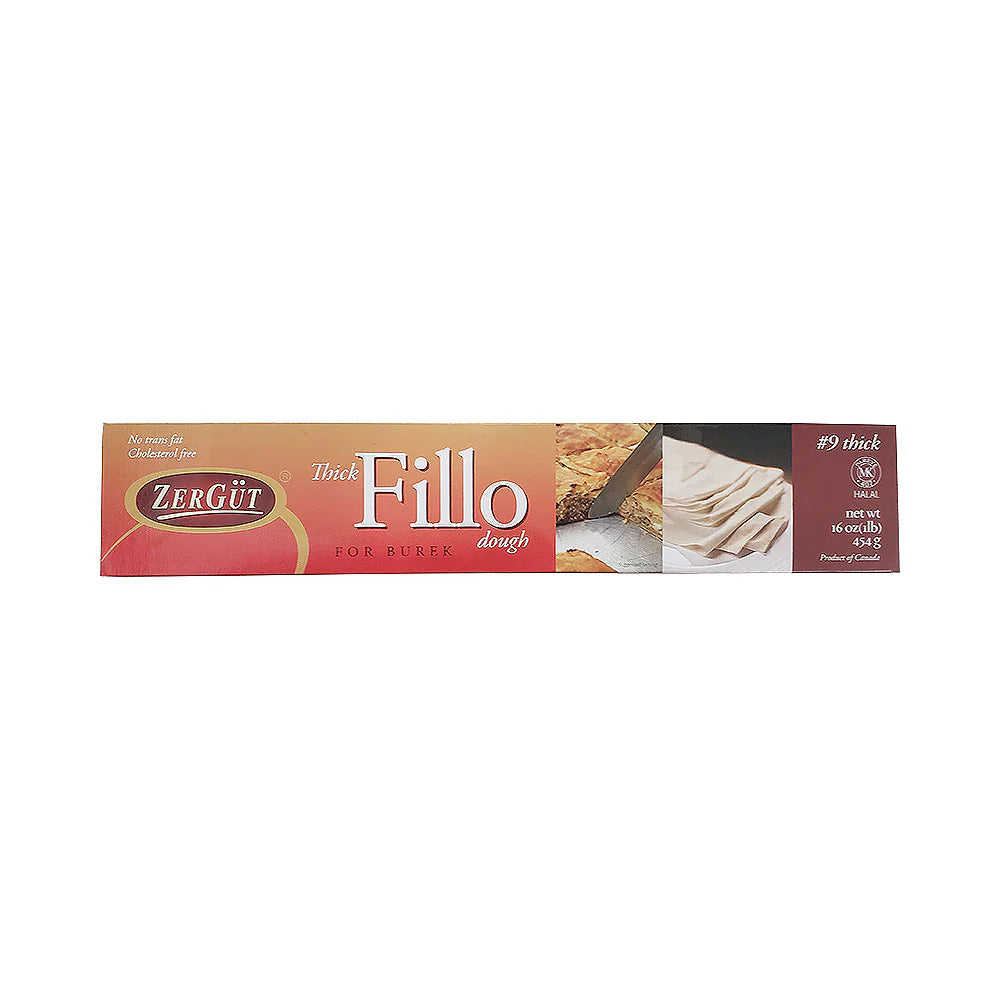Zergut Thick Fillo Dough For Pastry 16oz