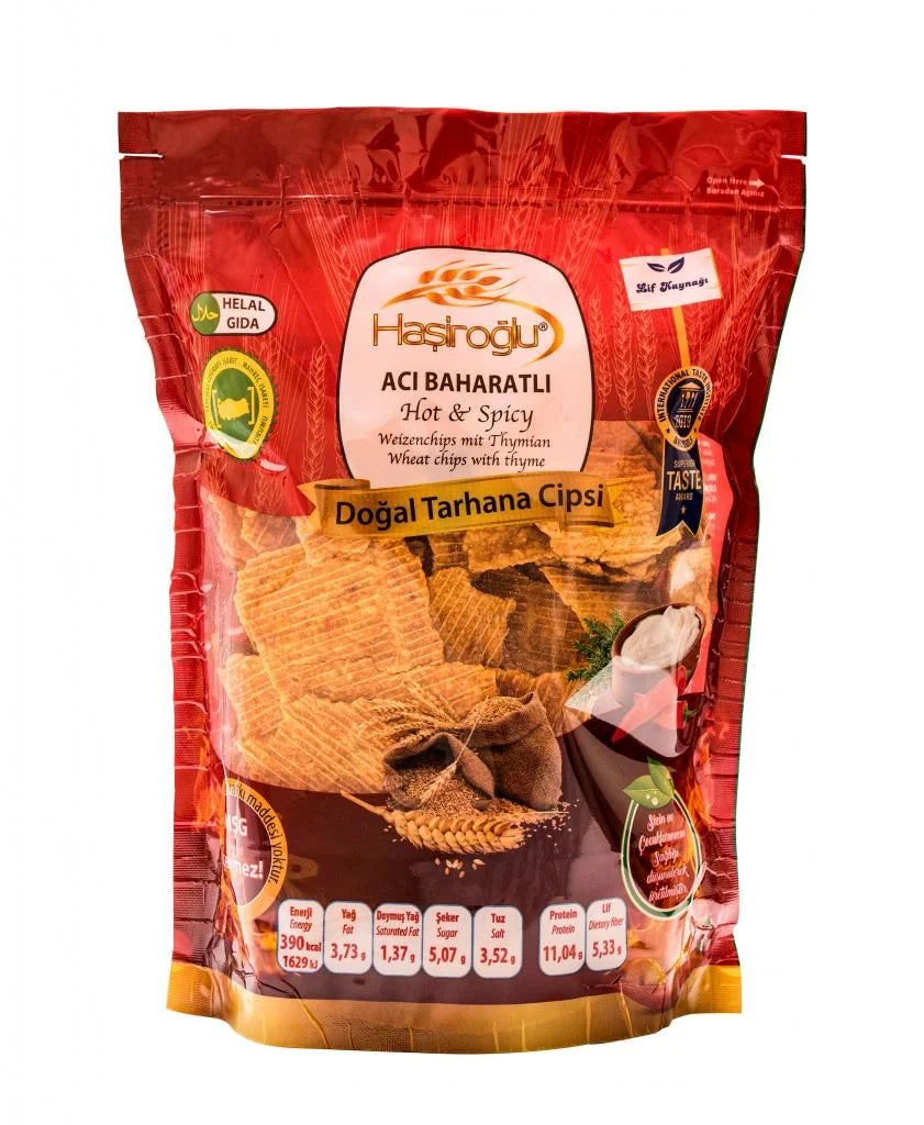 Hasiroglu Tarhana Cips Hot & Spicy 225gr