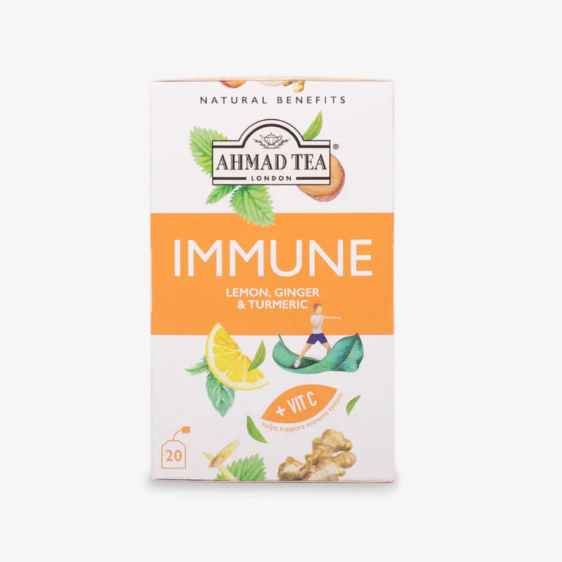 Ahmad Tea 20 Foil T-Bag Immune Natural Benefit 30gr
