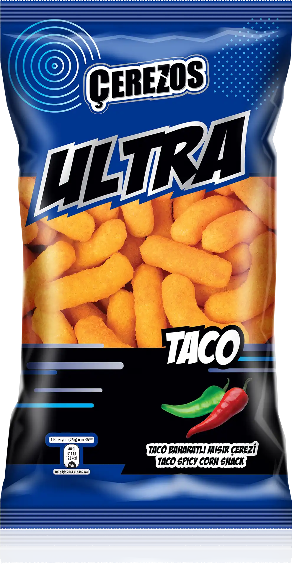 Patos Cerezos Ultra Taco Spicy Corn Snack 100gr