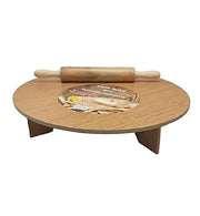 Cookie Short Round Tablee With Rolling Pin
