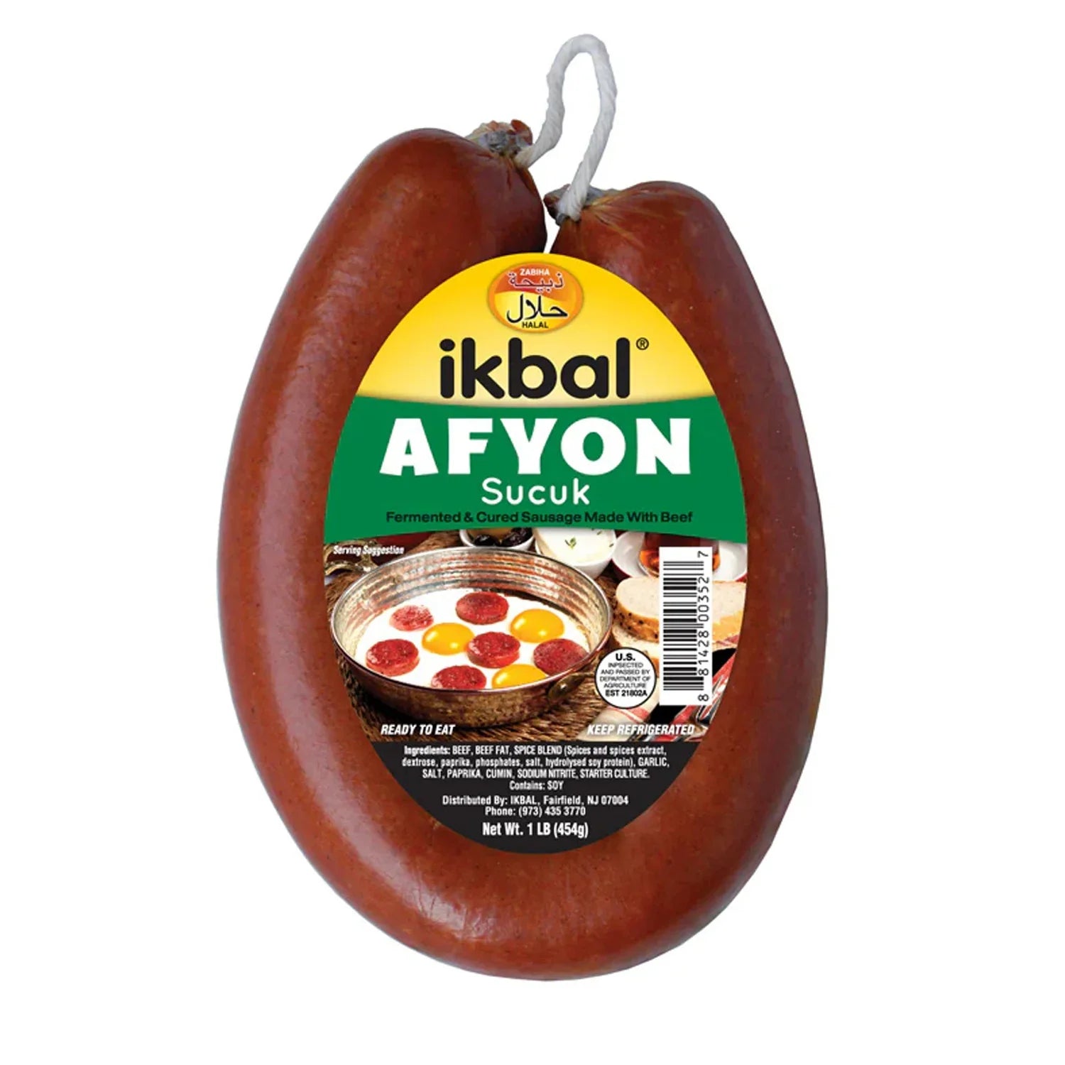 Ikbal Afyon Sucuk 1lb