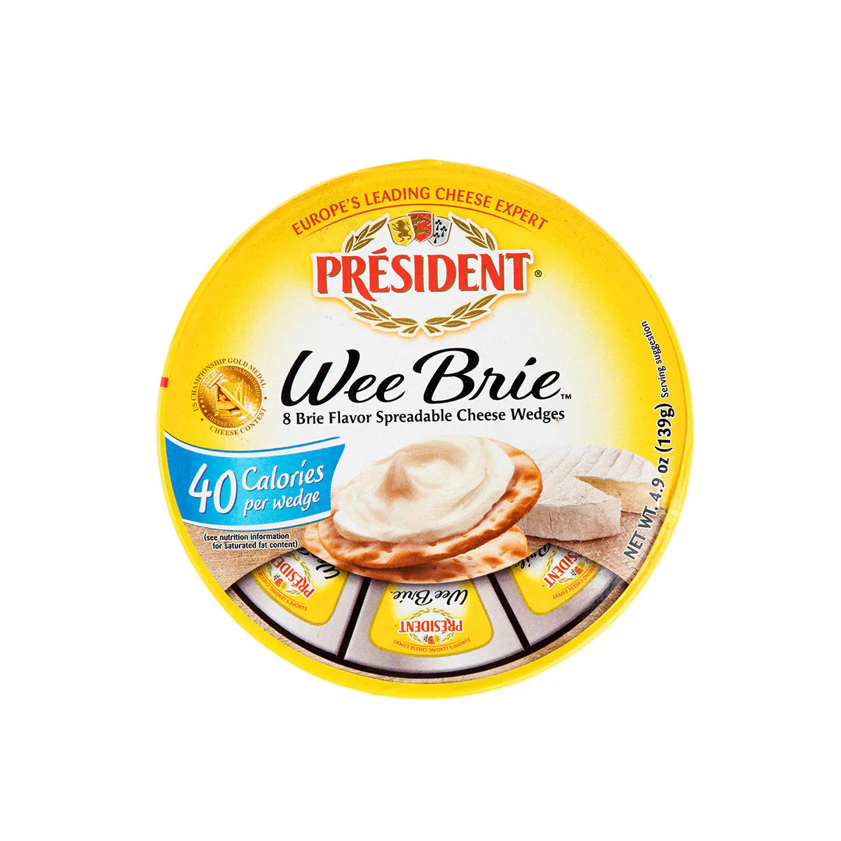 President Brie Wedge Cheese 4.94oz