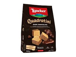 Loacker Quadratini Dark Chocolate 250gr