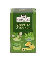 Ahmad Tea 20 Foil T-Bag Green Tea Selection 40gr