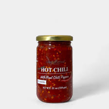 Green Land Food Crushed Red Chili In Oil With Seeds 11oz