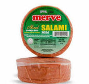 Merve Beef Sliced Salami Plain 8oz