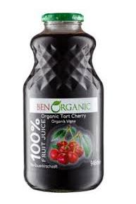 Ben Organic %100 Fruit Juice Tart Cherry Juice 32oz