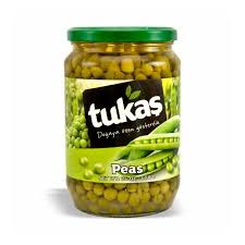 Tukas Green Peas In Brine 680gr